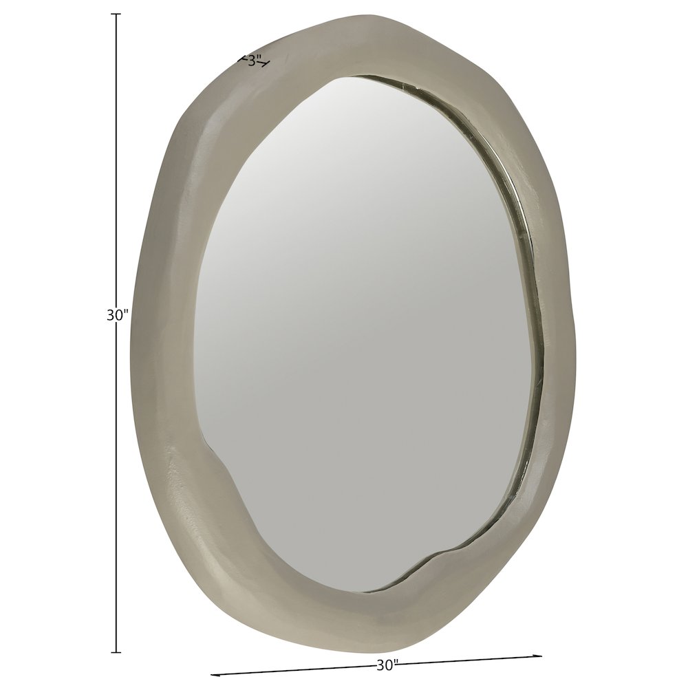 Armada Taupe Aluminum Mirror