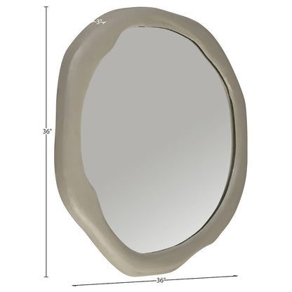 Armada Taupe Aluminum Mirror