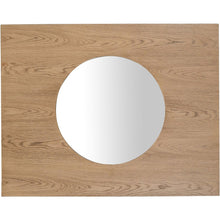 Optic Natural Oak Wood Frame Mirror