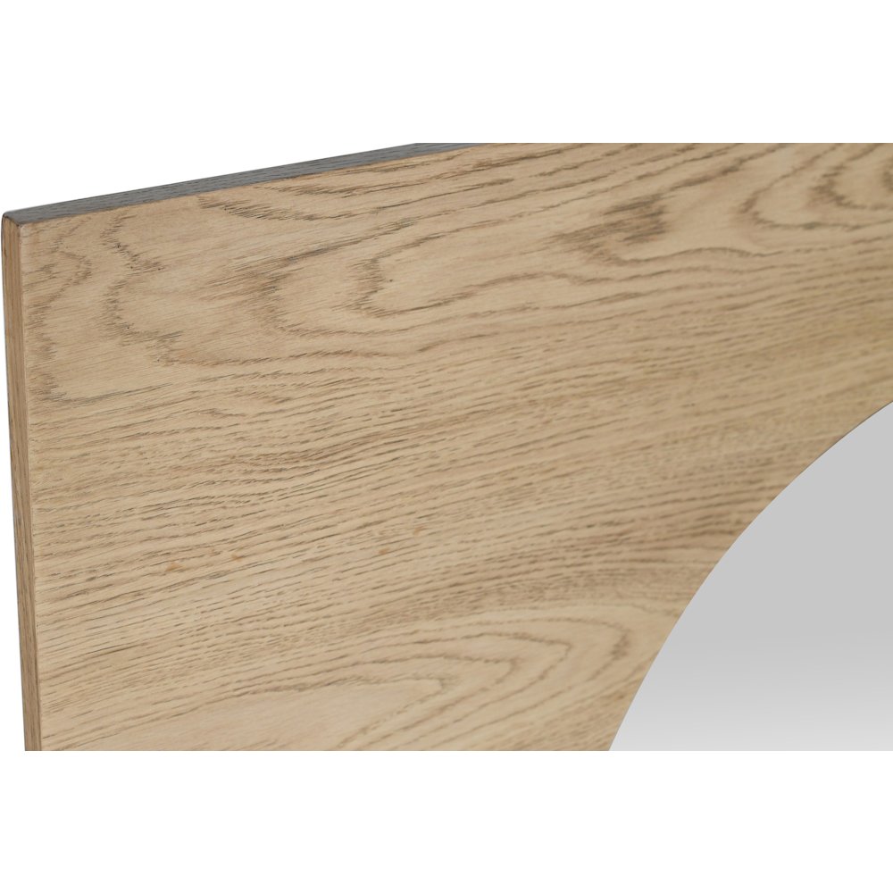 Optic Natural Oak Wood Frame Mirror