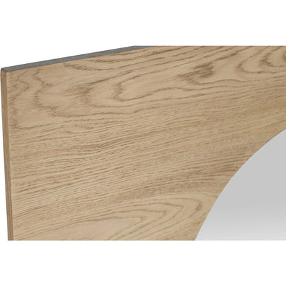 Optic Natural Oak Wood Frame Mirror