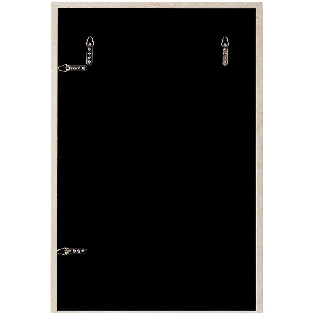 Pavia Natural Genuine Travertine Frame Mirror