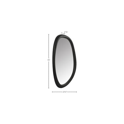 Holland Black Polyresin Mirror