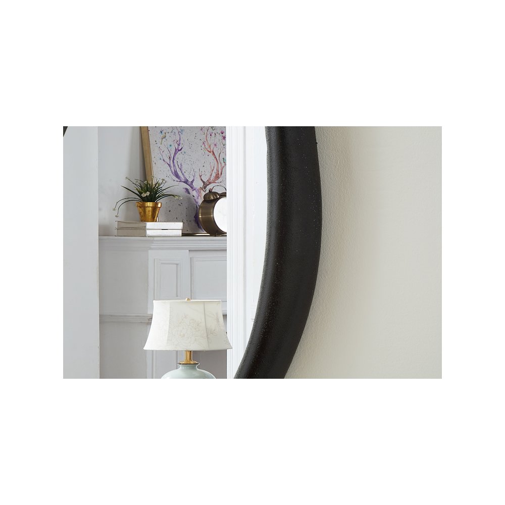 Holland Black Polyresin Mirror