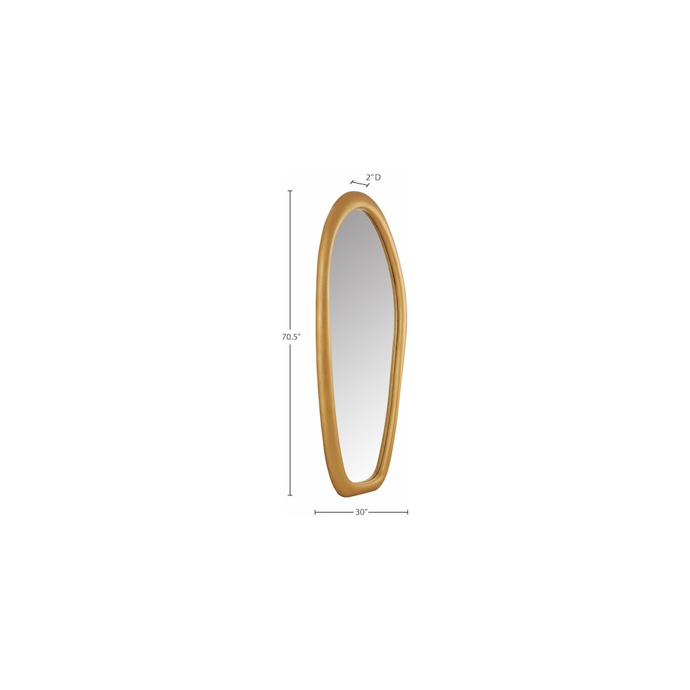 Holland Brass Polyresin Mirror