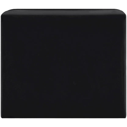 Rummi Black Velvet Performance Fabric Upholstered Modular Chair