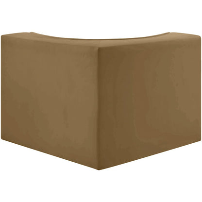 Rummi Saddle Velvet Performance Fabric Upholstered Modular Chair