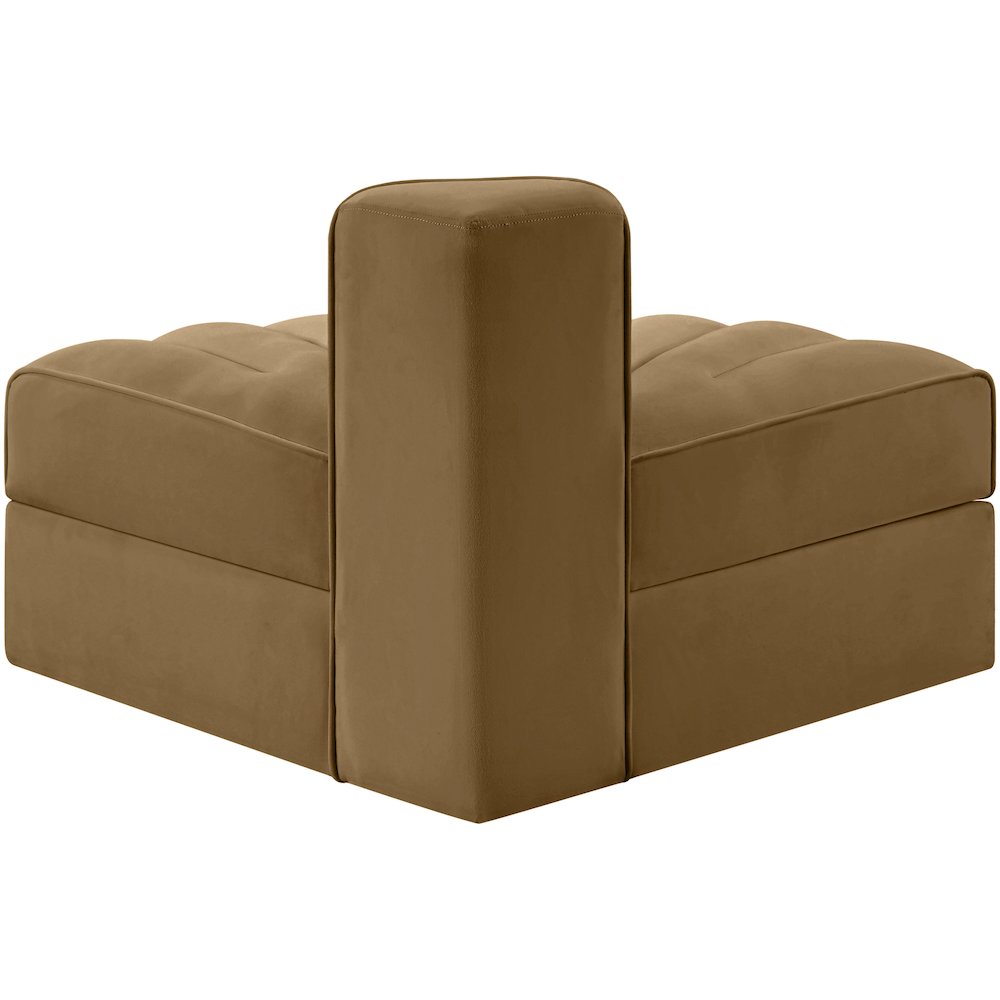 Rummi Saddle Velvet Performance Fabric Upholstered Modular Chair
