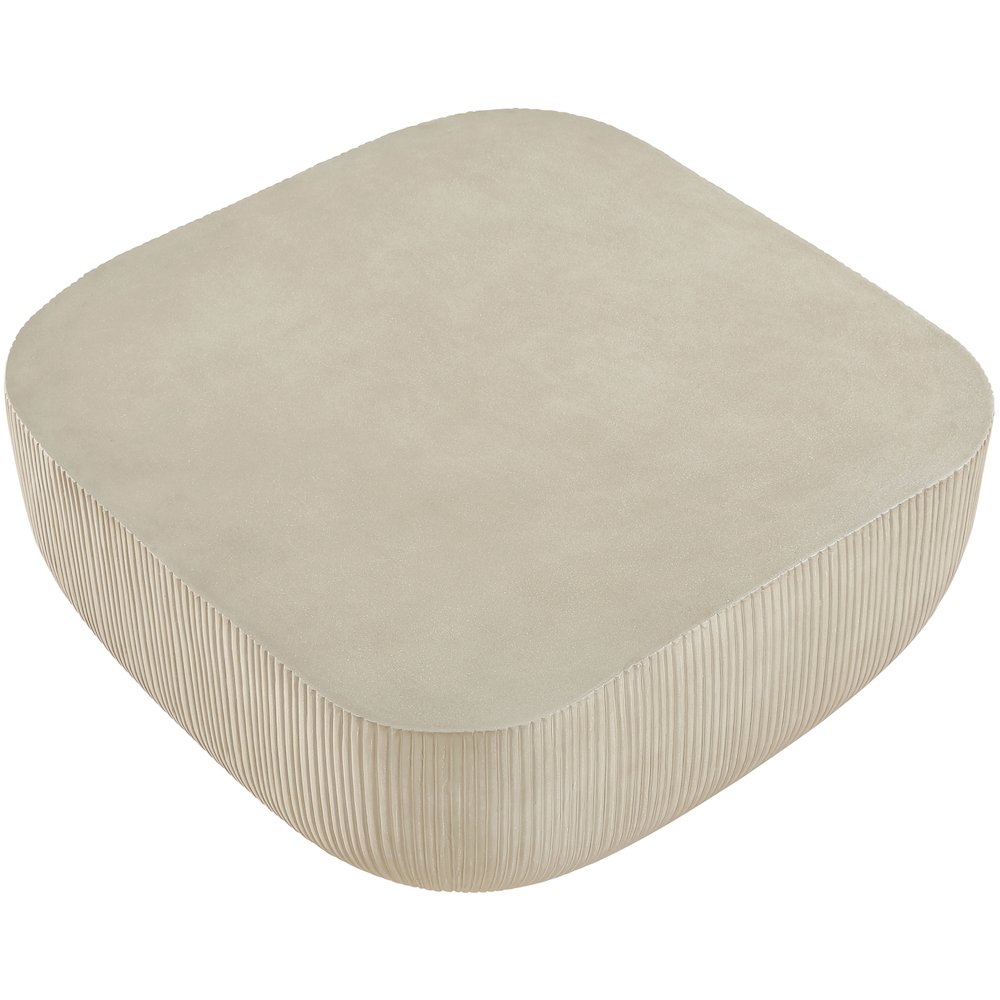 Sonara Beige Concrete Indoor/Outdoor Coffee Table