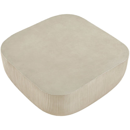 Sonara Beige Concrete Indoor/Outdoor Coffee Table