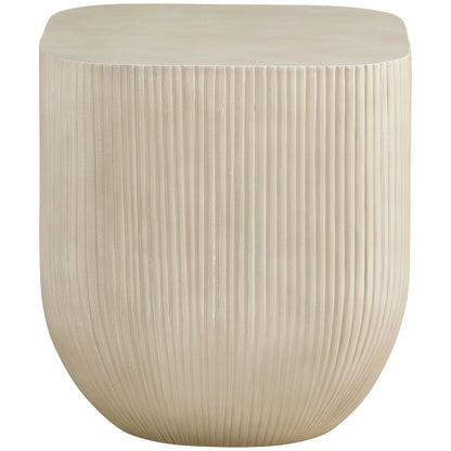 Sonara Beige Concrete Indoor/Outdoor End Table