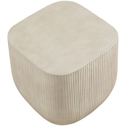 Sonara Beige Concrete Indoor/Outdoor End Table
