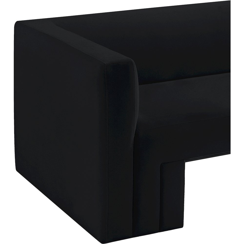 Henson Black Velvet Chair