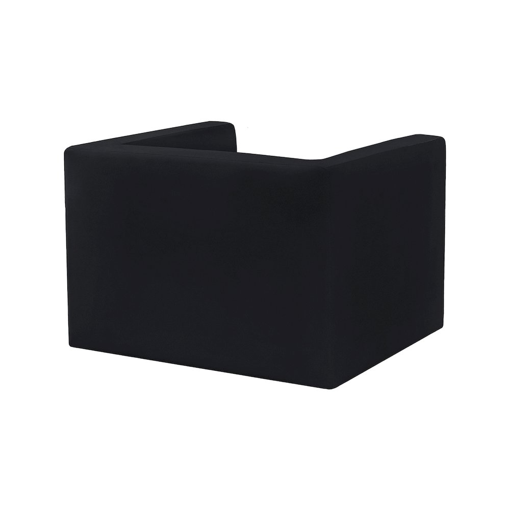 Henson Black Velvet Chair