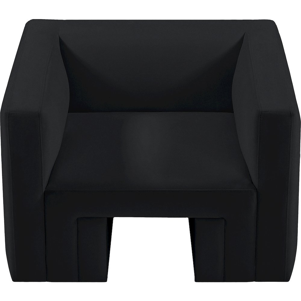 Henson Black Velvet Chair