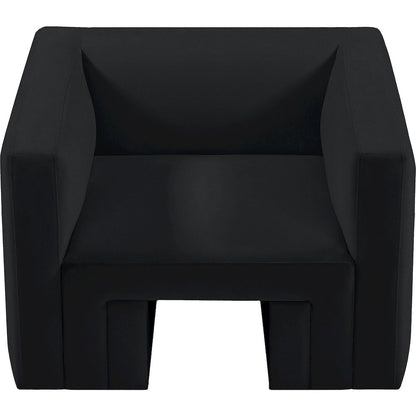 Henson Black Velvet Chair