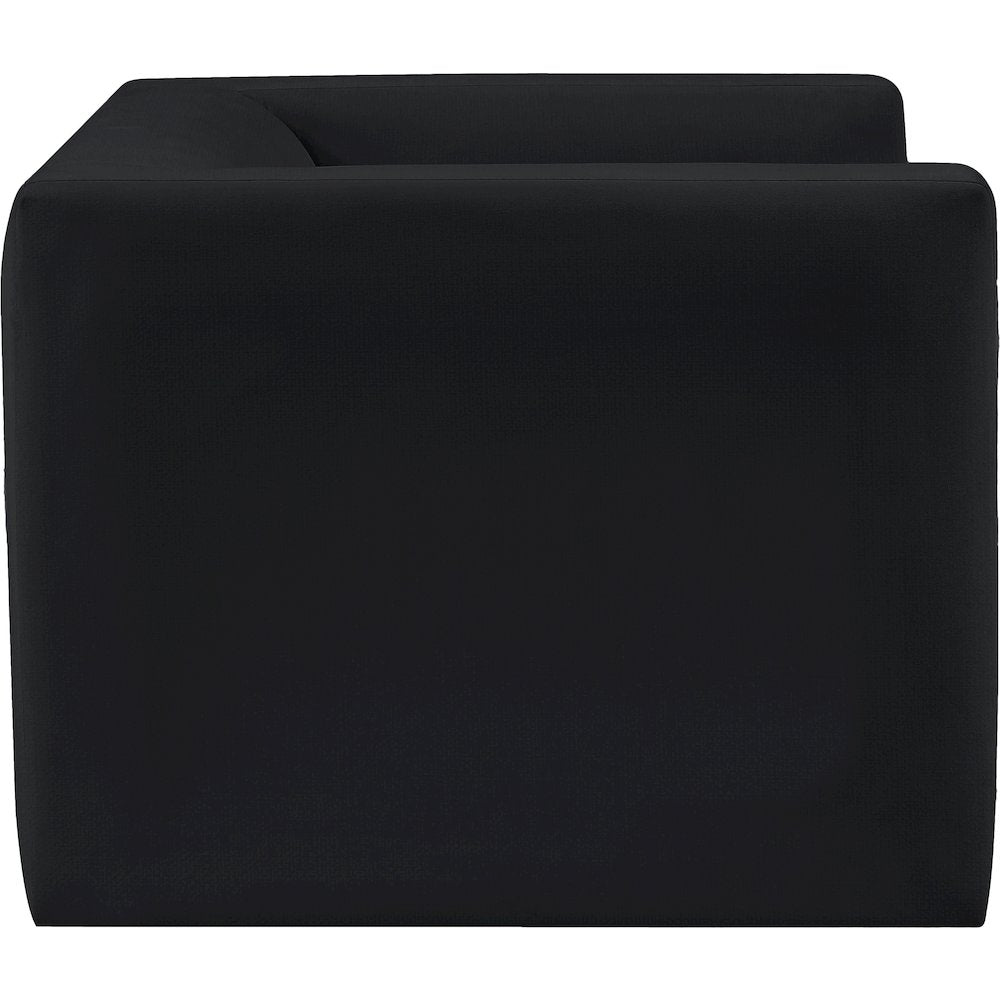 Henson Black Velvet Chair