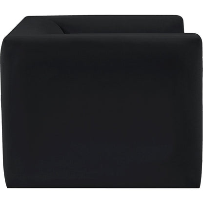 Henson Black Velvet Chair