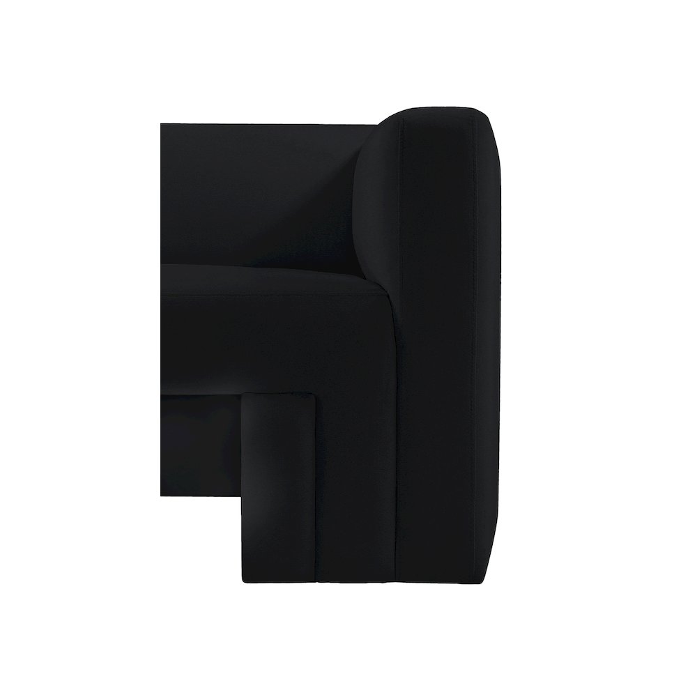 Henson Black Velvet Chair