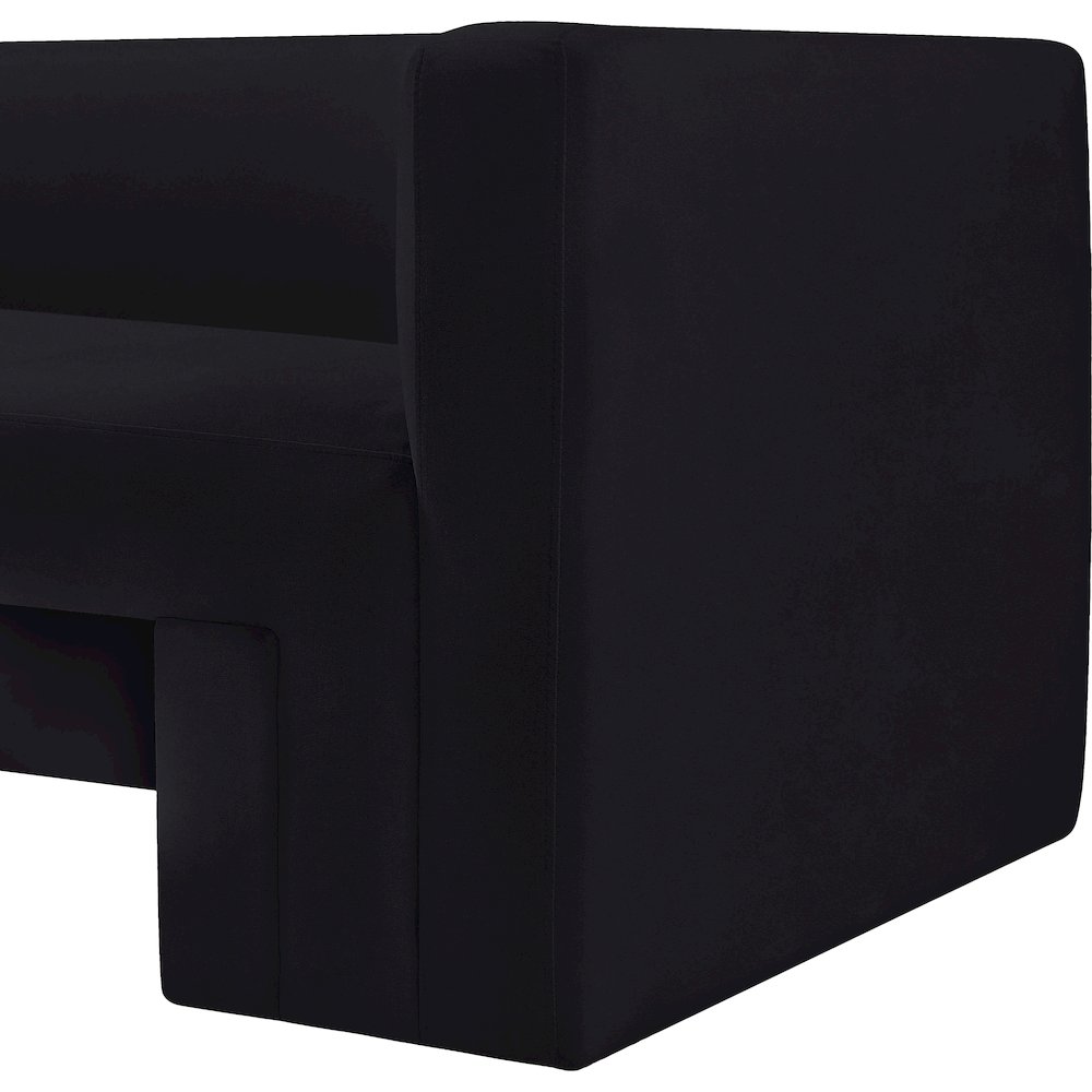 Henson Black Velvet Chair