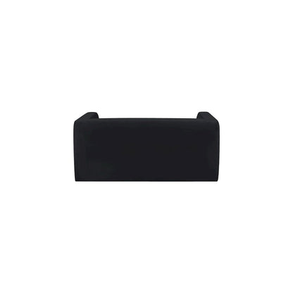 Henson Black Velvet Loveseat