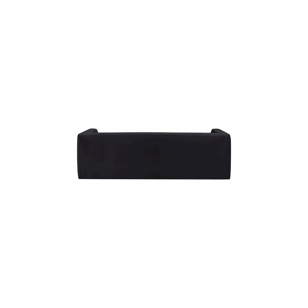 Henson Black Velvet Sofa