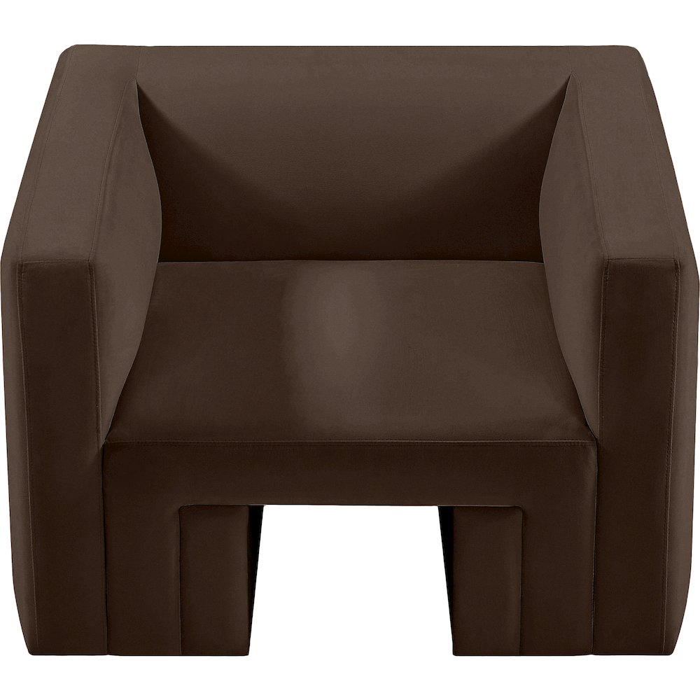 Henson Brown Velvet Chair