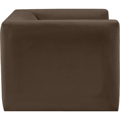 Henson Brown Velvet Chair