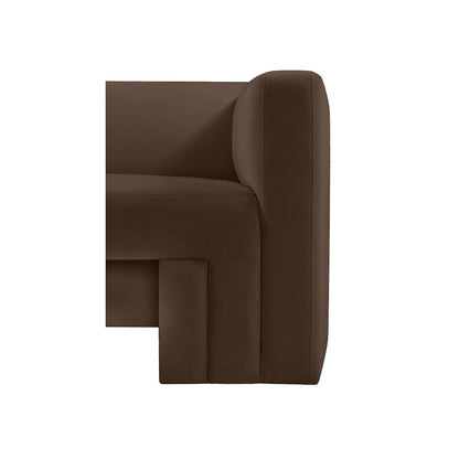 Henson Brown Velvet Chair