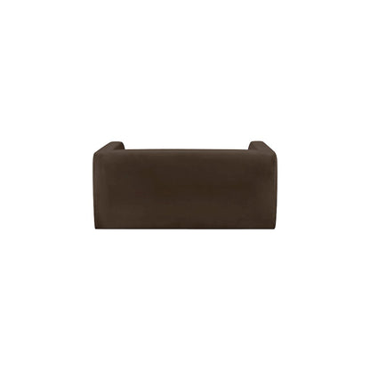 Henson Brown Velvet Loveseat