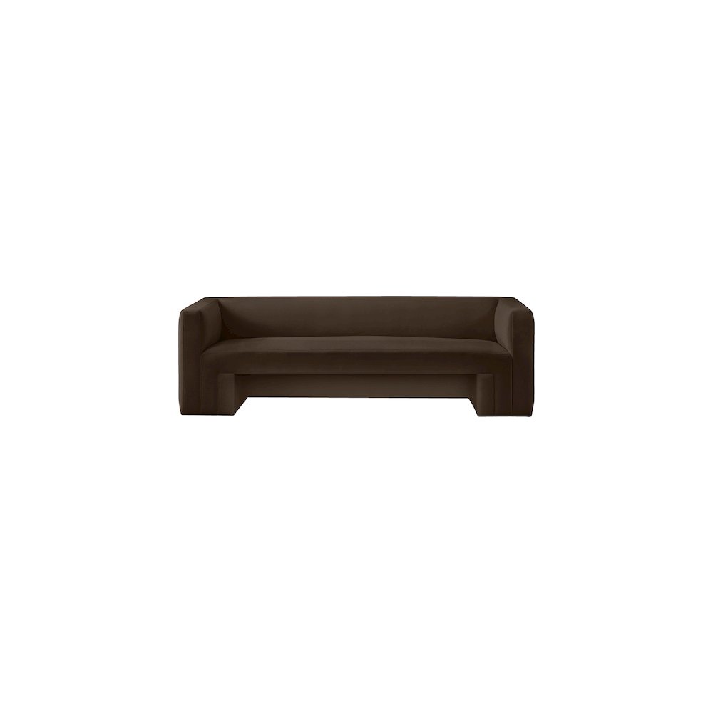 Henson Brown Velvet Sofa