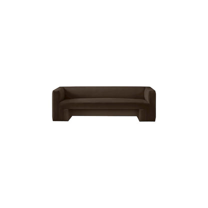 Henson Brown Velvet Sofa