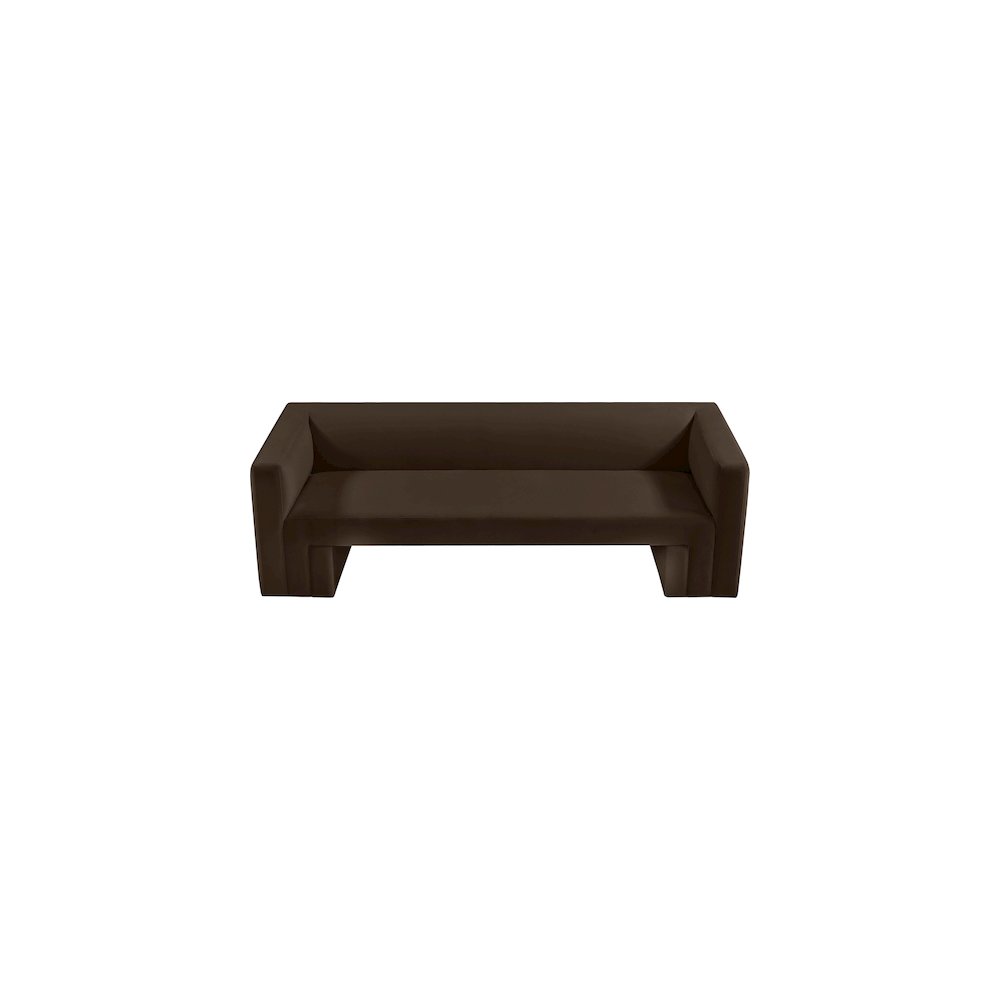 Henson Brown Velvet Sofa
