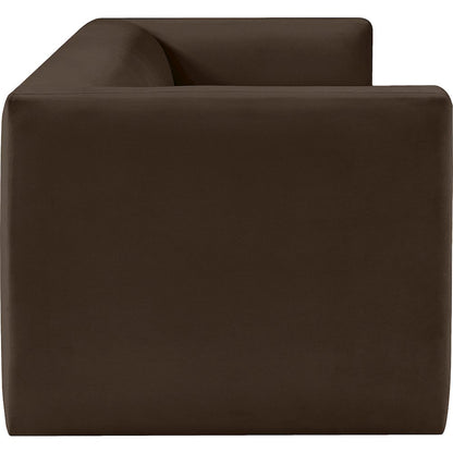 Henson Brown Velvet Sofa
