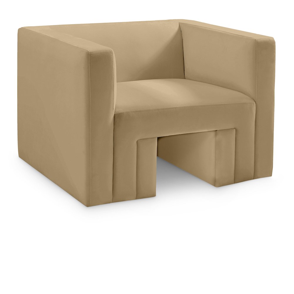 Henson Camel Velvet Chair
