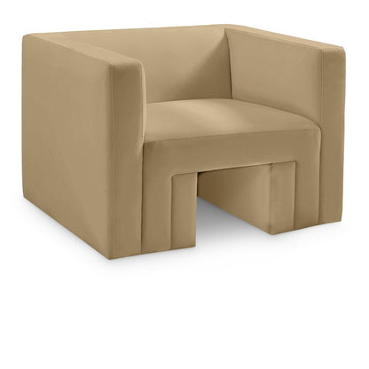 Henson Camel Velvet Chair