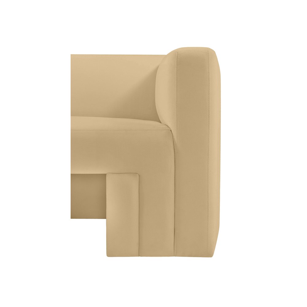 Henson Camel Velvet Chair