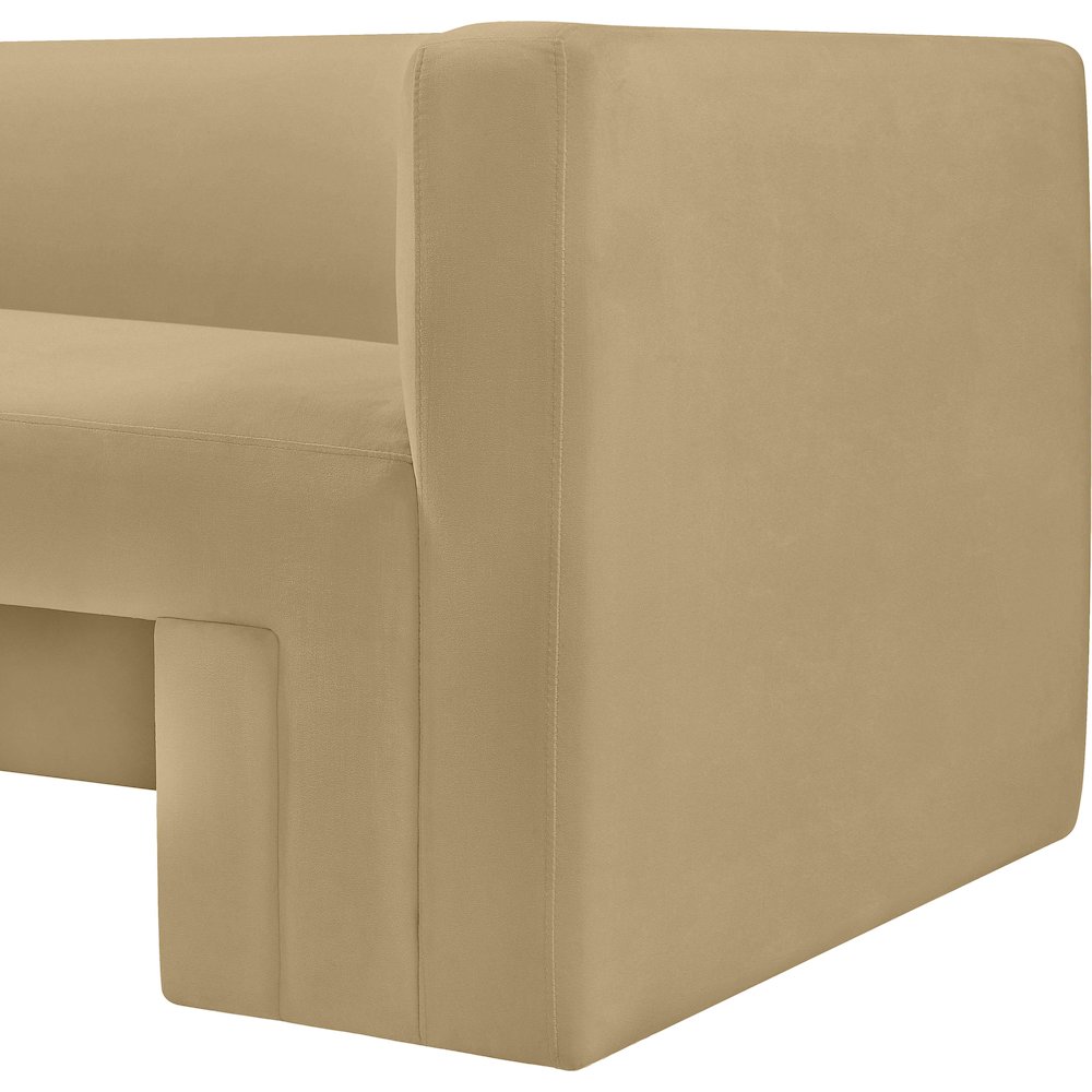 Henson Camel Velvet Chair