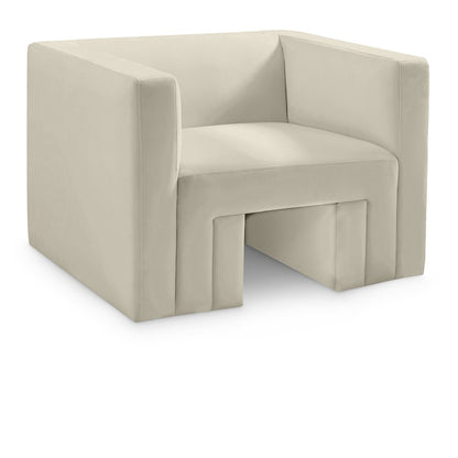 Henson Cream Velvet Chair