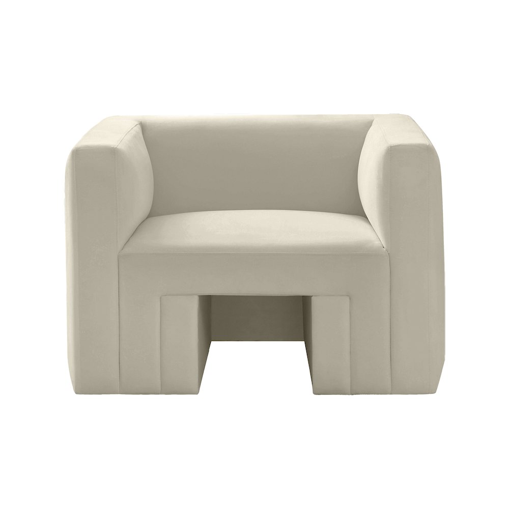 Henson Cream Velvet Chair
