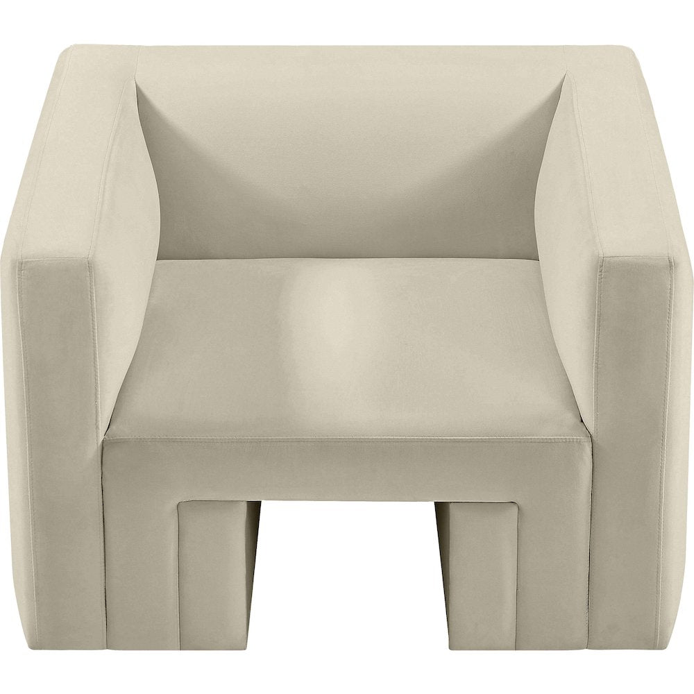 Henson Cream Velvet Chair