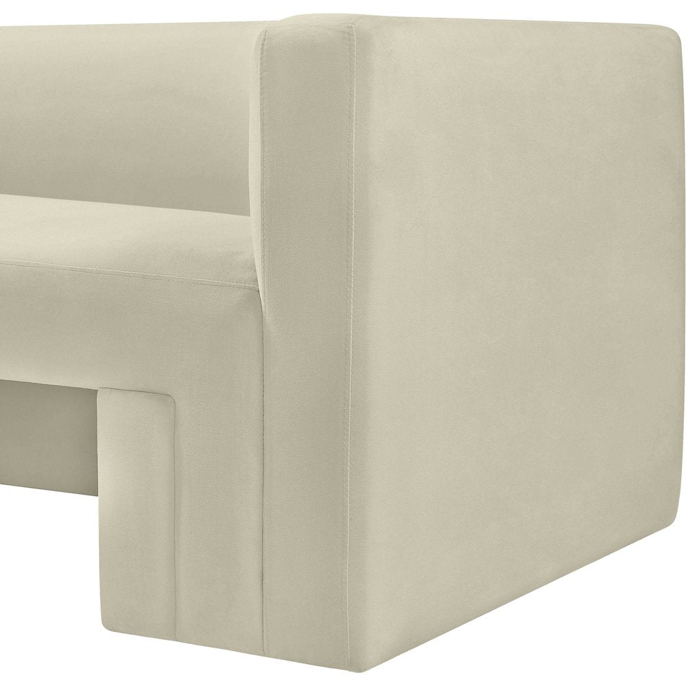 Henson Cream Velvet Chair