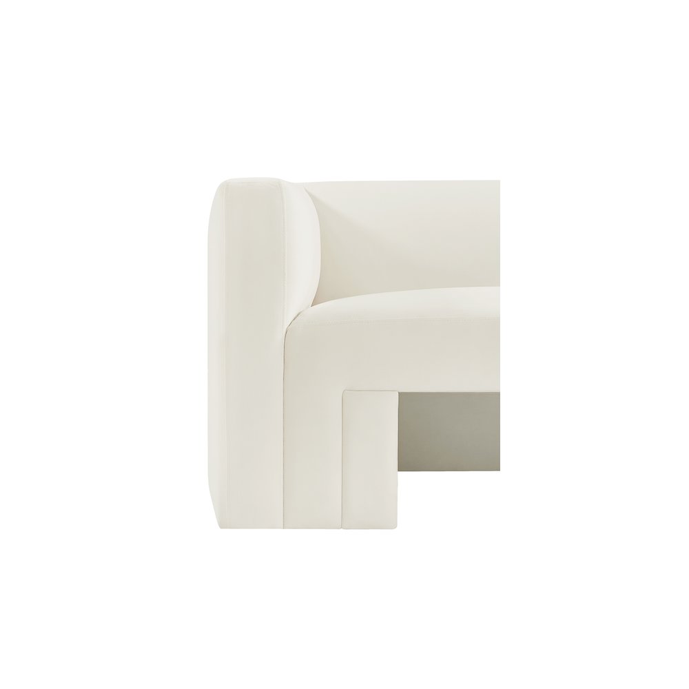 Henson Cream Velvet Sofa