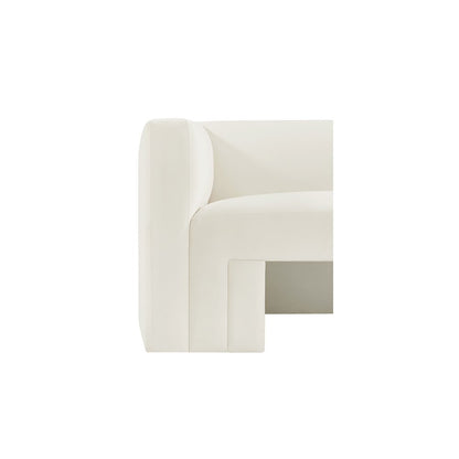 Henson Cream Velvet Sofa