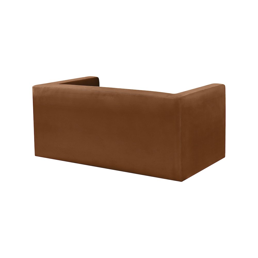 Henson Saddle Velvet Loveseat