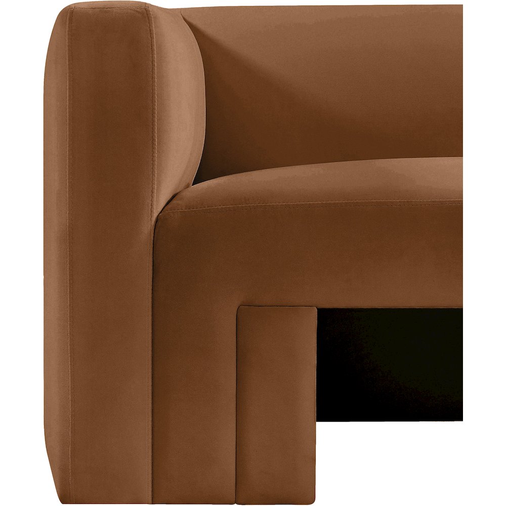 Henson Saddle Velvet Sofa