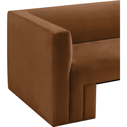 Henson Saddle Velvet Sofa