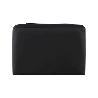 Cube Black Vegan Leather Armless Chair
