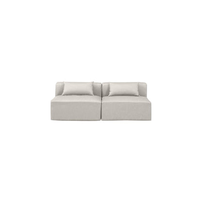 Cube Cream Vegan Leather Modular Sofa