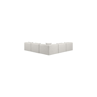 Cube Cream Vegan Leather Modular Sectional